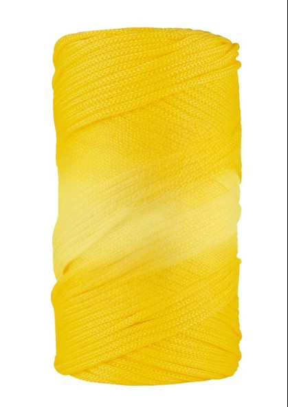 Norino Makrome İpi 3mm  Polyester Canlı Sarı ürün görseli 1