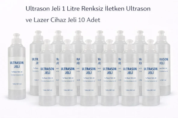 Norino Ultrason Jeli 1 Litre Renksiz İletken Ultrason ve Lazer Cihaz Jeli 10 Adet ürün görseli 1
