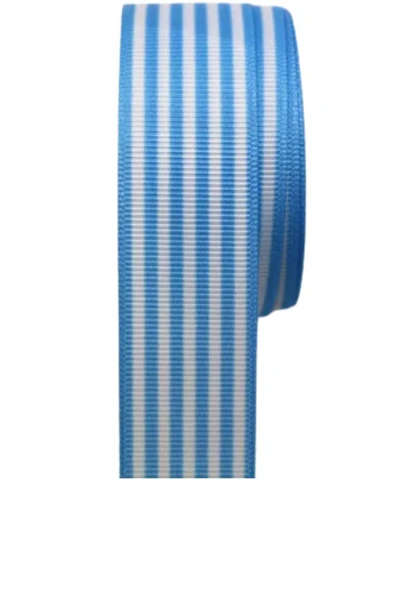 Norino Tafta Çizgi Desen Kurdele 25 Mm Mavi 5 Metre ürün görseli 1
