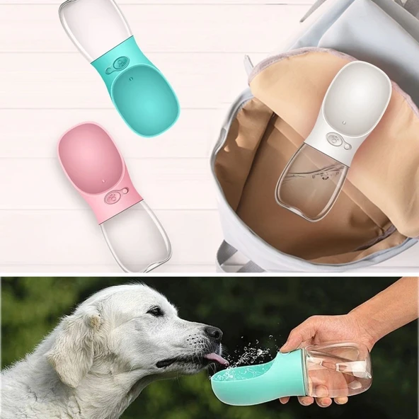 Norino Norino® Taşınabilir Evcil Hayvan Suluğu Seyahat Kabı Kilitlenebilen Su Sızdırmaz Kap 350 ml ürün görseli 1