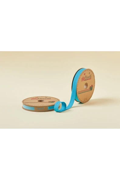 Norino Biye Koton Katlı D26 Turkuaz 2 Cm 25 Metre %65 Koton %35 Polyester ürün görseli 1