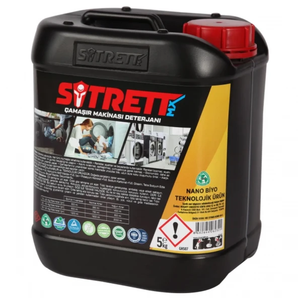 Norino SİTRETT MX Profesyonel Çamaşır Makinesi Deterjanı Endüstriyel 5 Kg ürün görseli 1