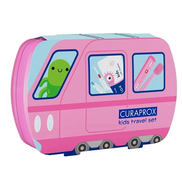 Curaprox Çocuk Seyahat Seti - Açık Pembe ürün görseli 1