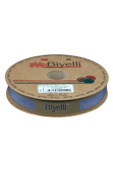 Norino Biye Koton Katlı D23 Koyu Gri 2 Cm 25 Metre %65 Koton %35 Polyester ürün görseli 1