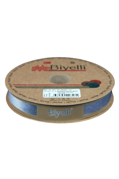 Norino Biye Simli Katlı Tg 2 Cm 25 Metre %50 Simli % 50 Polyester ürün görseli 1