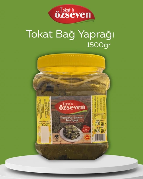 Norino Tokat'lı Özseven Bağ Yaprağı 1,5kg ürün görseli 1