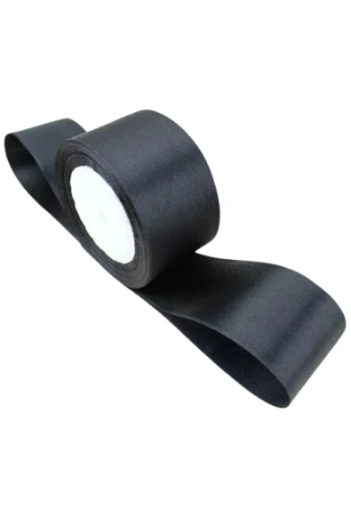 Norino Saten Kurdele 6 Cm Siyah 10 Metre ürün görseli 1