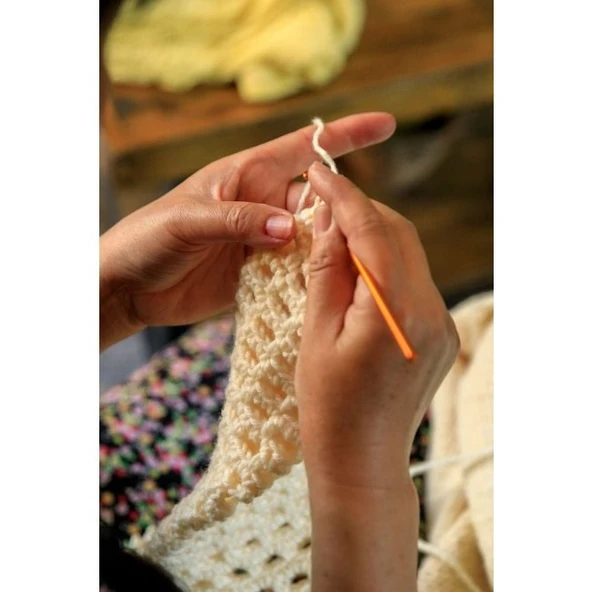 Norino Silikon Saplı Dantel Tığ 9 Numara - Resim 3