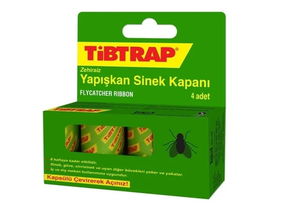 Norino Tibtrap Yapışkan Sinek Kapanı 4 Lü ürün görseli 1