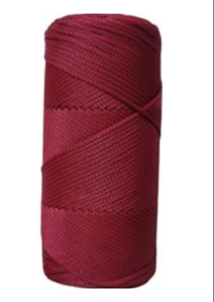 Norino Makrome İpi 3mm Polyester  Bordo ürün görseli 1