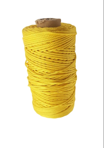 Norino Makrome İpi 3mm Polyester Koyu Sarı ürün görseli 1