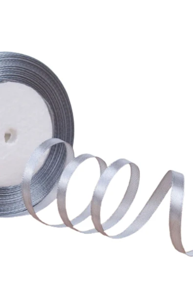 Norino Saten Kurdele 3 Cm 10 Metre Gri ürün görseli 1