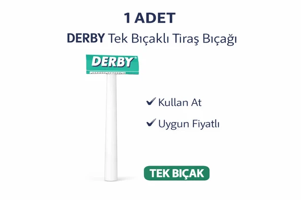 Norino Derby Tek Bıçaklı Tıraş Bıçağı Avantajlı Paket Seçenekleri 1 ADET ürün görseli 1