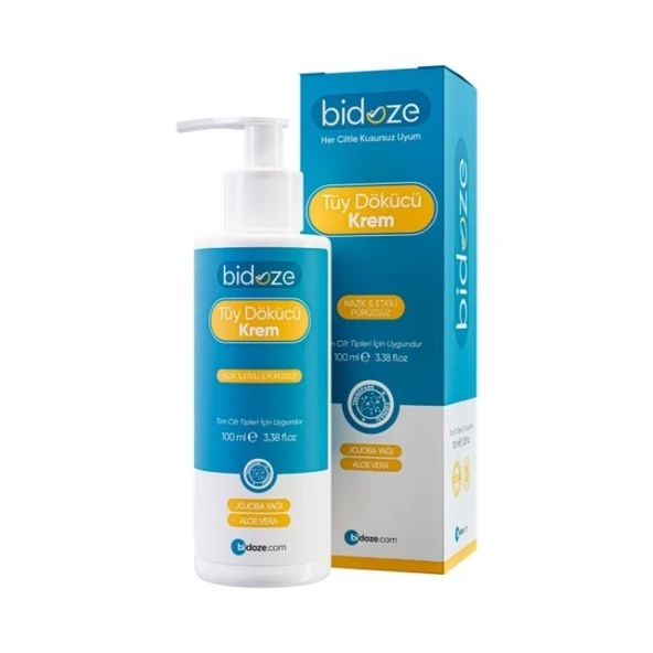 Norino Bidoze Tüy Dökücü Krem 100 Ml | Aloe Vera ve Hindistan Cevizi Yağlı Pürüzsüzlük ürün görseli 1