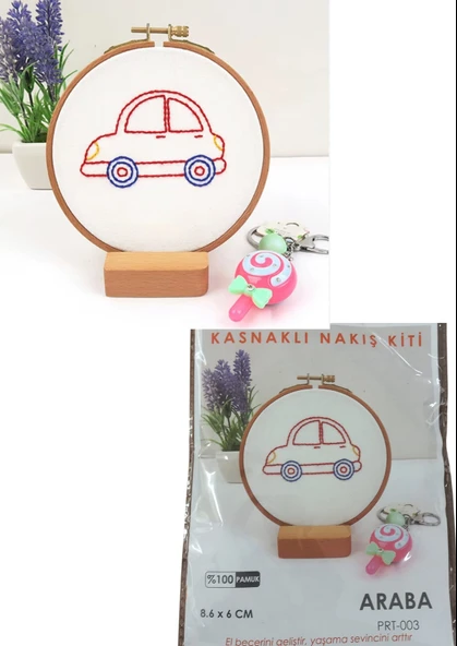 Norino Nakış Kitleri Kasnaklı 8.6 X 6 Cm Araba ürün görseli 1