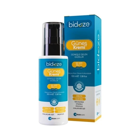 Norino Bidoze Güneş Kremi 50+ SPF | Leke Karşıtı Onarıcı, Alpha-Arbutin Ginseng ve Kolajen ürün görseli 1