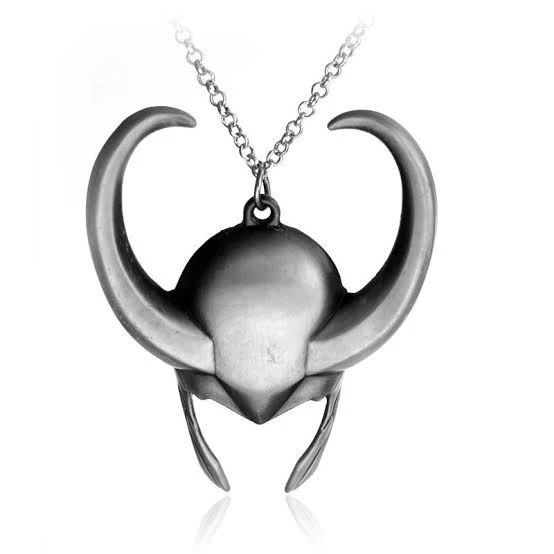 Karanlık Dünya Temalı Simgeli Metal Kolye – Mitolojik Çekiç Tasarım Unisex 60 cm ürün görseli 1