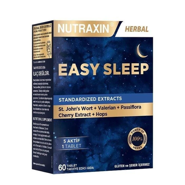 Nutraxin EASY SLEEP 60 Tablet ürün görseli 1