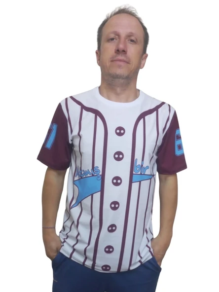 Norino Erkek T-shirt 61 Numara Baskılı Siyah (kesik Elyaf Kumaş) ürün görseli 1