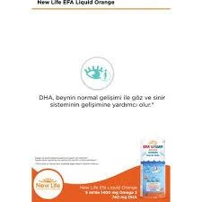 New Life EFA Liquid Orange 150 ml - Resim 3