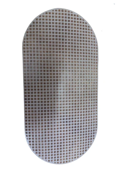 Norino Çanta Kanvası Oval 30x15 Cm Beyaz ürün görseli 1