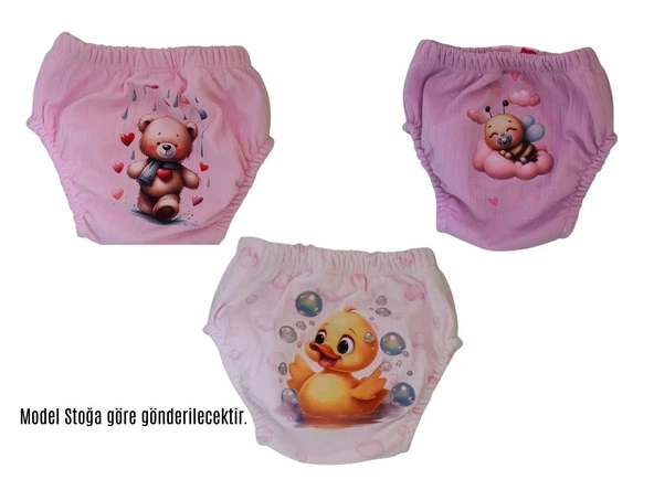 Norino Alıştırma Külodu Suprem Kumaş 3 Adet Pembe (model Stok Durumuna Göre Gönderilir) ürün görseli 1