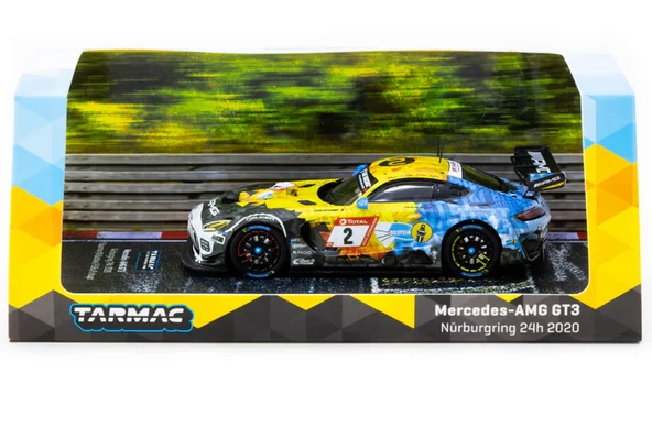 Tarmac Works 1/64 Mercedes-AMG GT3 Nürburgring 24h 2020  - HOBBY64 ürün görseli 1