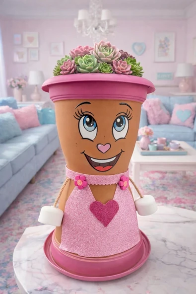 Norino PEMBE SULTAN  Saksı 1,7 Litre - Resim 2
