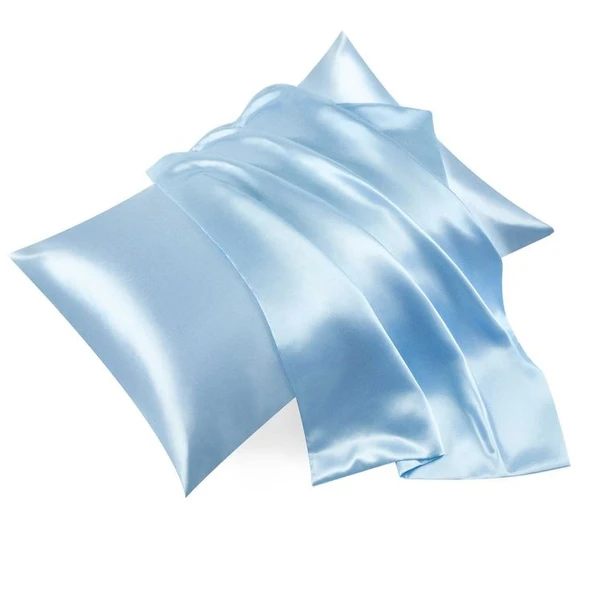 Norino Beauty Sleep 2’li Mikrosaten Set - Saç ve Cilt Dostu Bebek Mavi Yastık Kılıfı ürün görseli 1