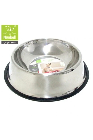 Nunbell Çelik Mama Kabı 18cm - Resim 2