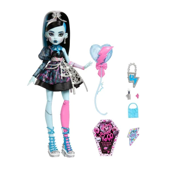 Monster High Havalı Doğum Günü Serisi JBG73 JBG75 Frankie Stein ürün görseli 1