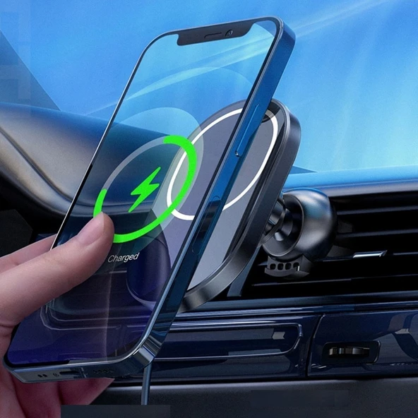 Norino Norino® 15w Mıknatıslı Takılabilen Hızlı Şarj Tüm Cihaz Ve Araçlara Uyumlu Araç İçi Şarj Cihazı ürün görseli 1