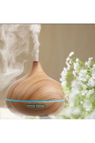 Norino Aroma Difüzör Gece Işığı 7 Led Nemlendirici Kumandalı 550 ml Buhar Makinesi ürün görseli 1