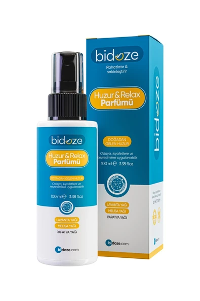 Norino Bidoze Huzur & Relax Parfümü 100 Ml. | Sakinleştirici Uyku ve Yastık Spreyi ürün görseli 1