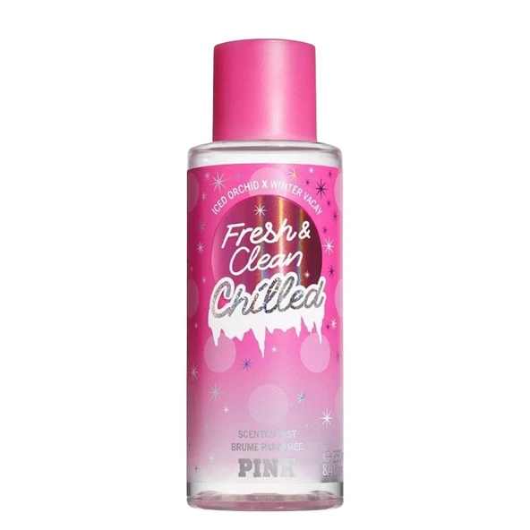 Victoria's Secret Pink Fresh & Clean Chilled Scented Mist 250 ml Kadın Vücut Spreyi ürün görseli 1