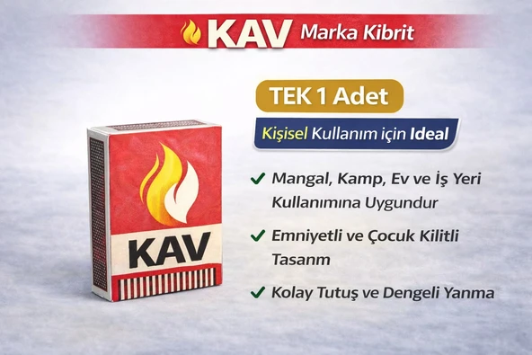 Norino KAV Marka Kibrit Emniyetli Çocuk Kilitli 1 Adet ürün görseli 1