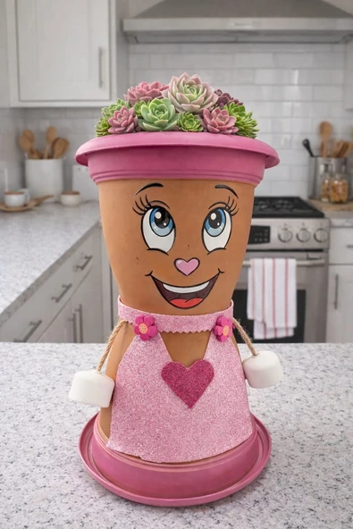 Norino PEMBE SULTAN  Saksı 1,7 Litre - Resim 4