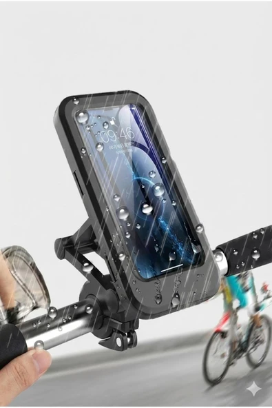 Norino Motosiklet Bisiklet Su Geçirmez Manyetik Telefon Tutucu Gidon Navigasyon Kılıfı ürün görseli 1