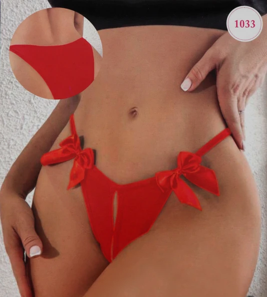 Kadın Külot Bikini Kurdela Detaylı ürün görseli 1