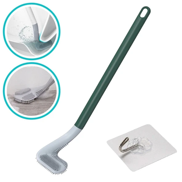 Norino Norino® Golf Tasarımlı Silikon WC Klozet Mutfak Temizlik Fırçası Kanca Hediyeli ürün görseli 1