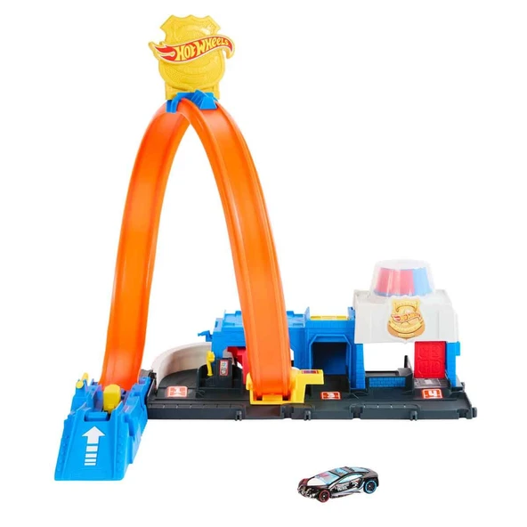 Hot Wheels City Polis İstasyonu Oyun Seti JBM71 ürün görseli 1