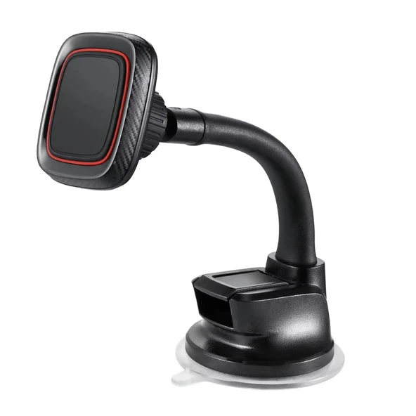 Araç İçi Manyetik Telefon Tutucu Vantuzlu Esnek Boyunlu Dashboard ve Cam Uyumlu 360° Döner Stand ürün görseli 1