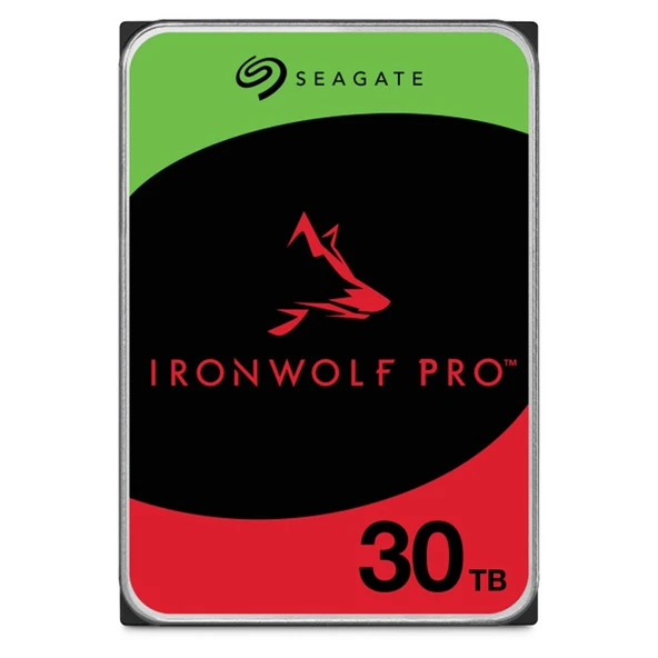 30 TB SEAGATE 3.5 IRONWOLF PRO SATA3 7200RPM 256MB ST30000NT011 5 YIL RESMI DIST GARANTILI ürün görseli 1