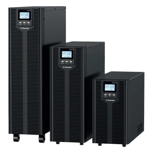 TESCOM Teos+ 10 KVA Online 3F/1F UPS 900960164 20x7A Akü ürün görseli 1