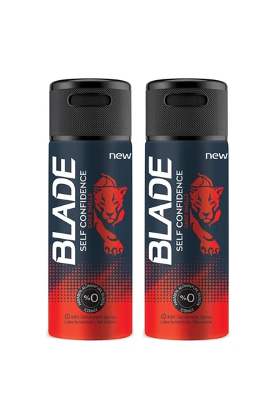 BLADE Deodorant Self Confidence 150 ml X 2 Adet ürün görseli 1