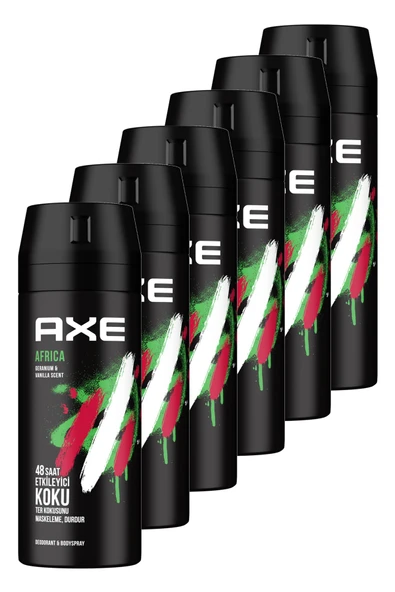 AXE Africa Erkek Deodorant 150 Ml. Altılı Set ürün görseli 1