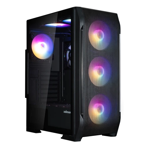 ZALMAN N7 Plus V2, 700W 80+, Mesh Panel, Tempered Glass, 6x120mm RGB Fan, ATX GAMING KASA ürün görseli 1