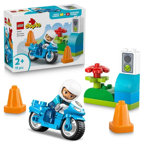 Lego Duplo Mavi Polis Motosikleti 10471 ürün görseli 1