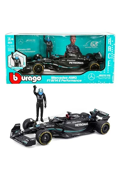 Sunman Burago Mercedes -Amg F1 W14 E Performance S01028037 #18-28037 (George Russell) ürün görseli 1