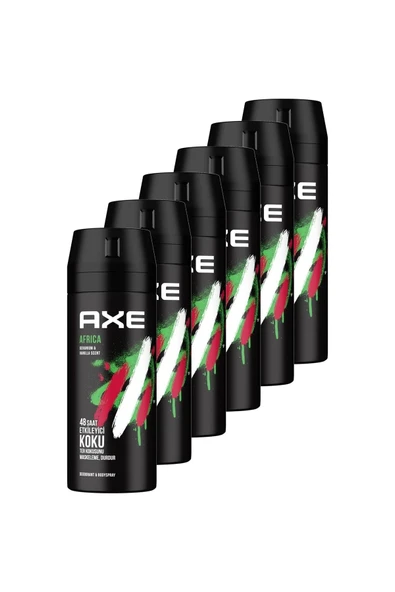 AXE Men Deodorant Africa 150 Ml - 6'lı Avantaj Seti ürün görseli 1